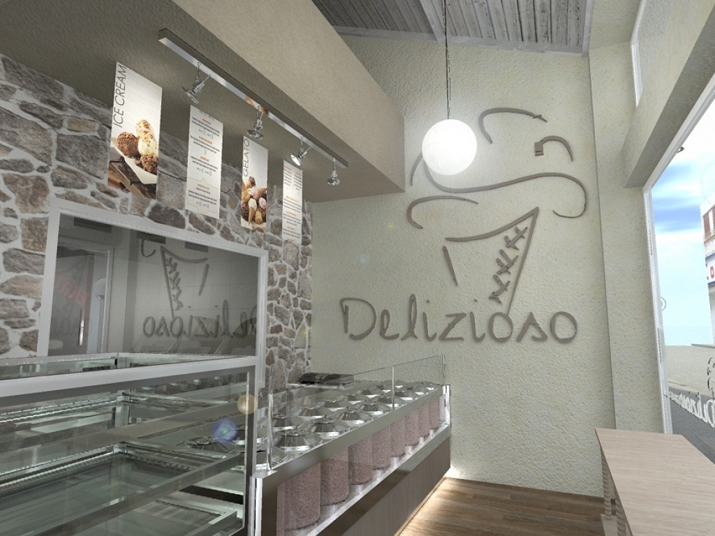 Pastry Shop Photorealistic 3D