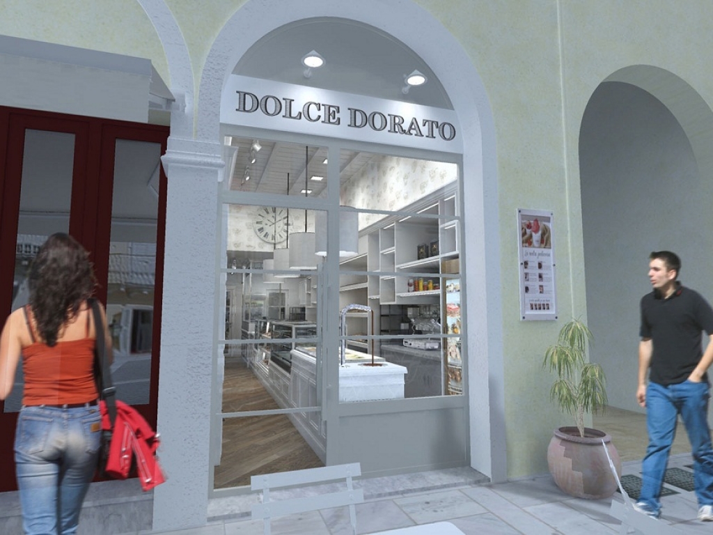 Pastry Shop Photorealistic 3D