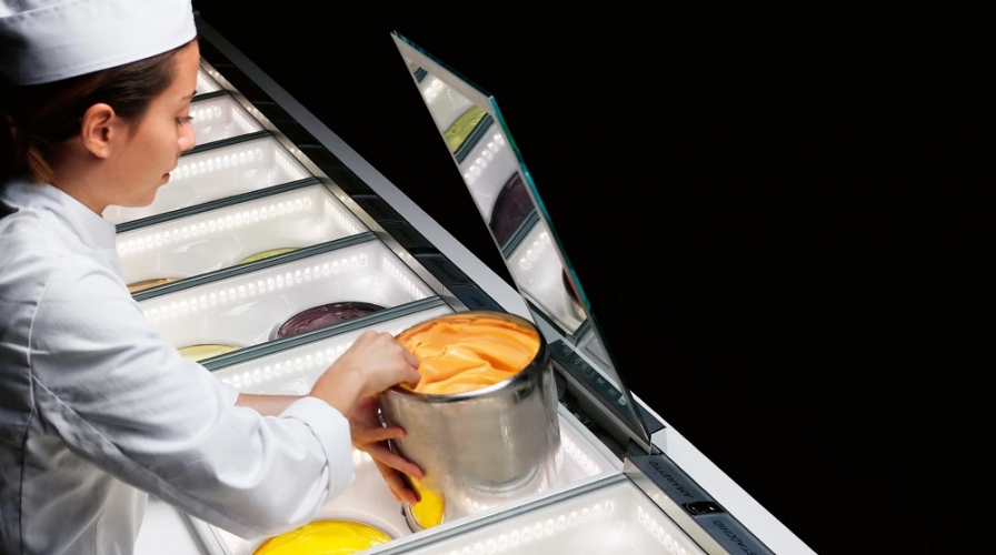 Ice-Cream Display Case Panorama 2 level-IFI