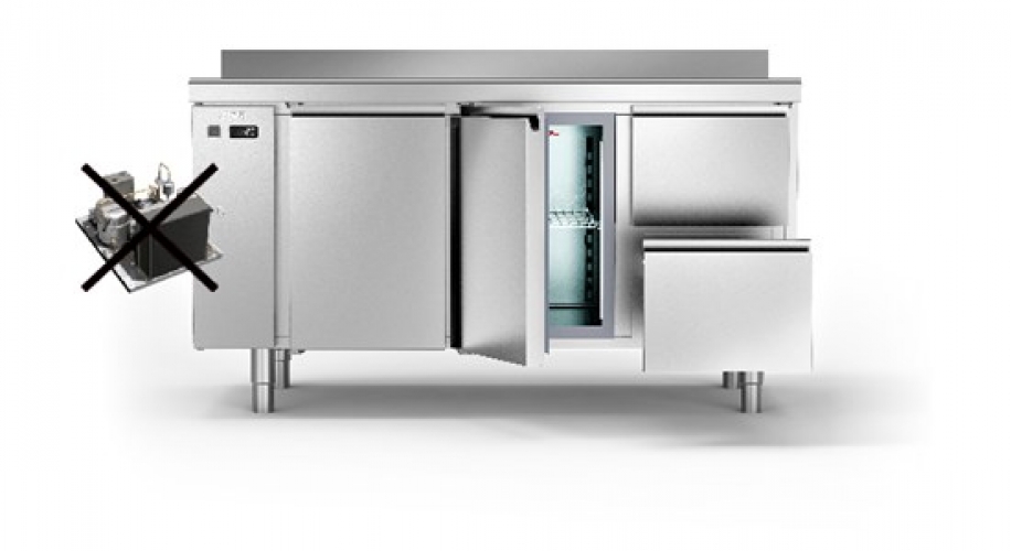 Refrigerated Counters Preset For Remote Unit for Gastronomy Sagi Series KIR...