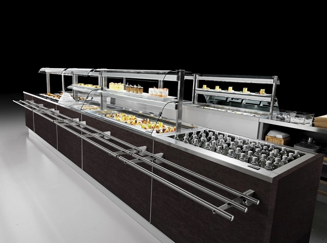 Pastry Display Case Snack & Food-IFI