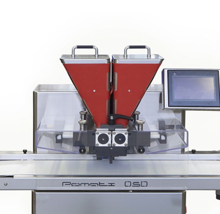 Máquina de relleno de productos de chocolate