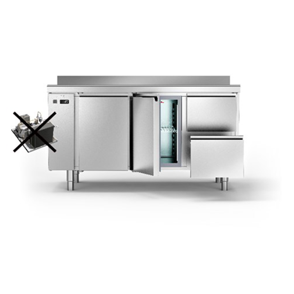 Kühlschrank-Arbeitsplatten für Außen-Gastronomiemotoren