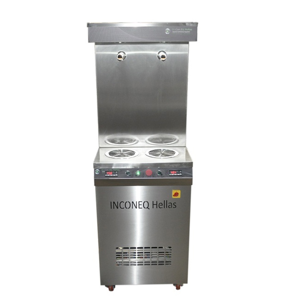 Grifo de doble chocolate vertical