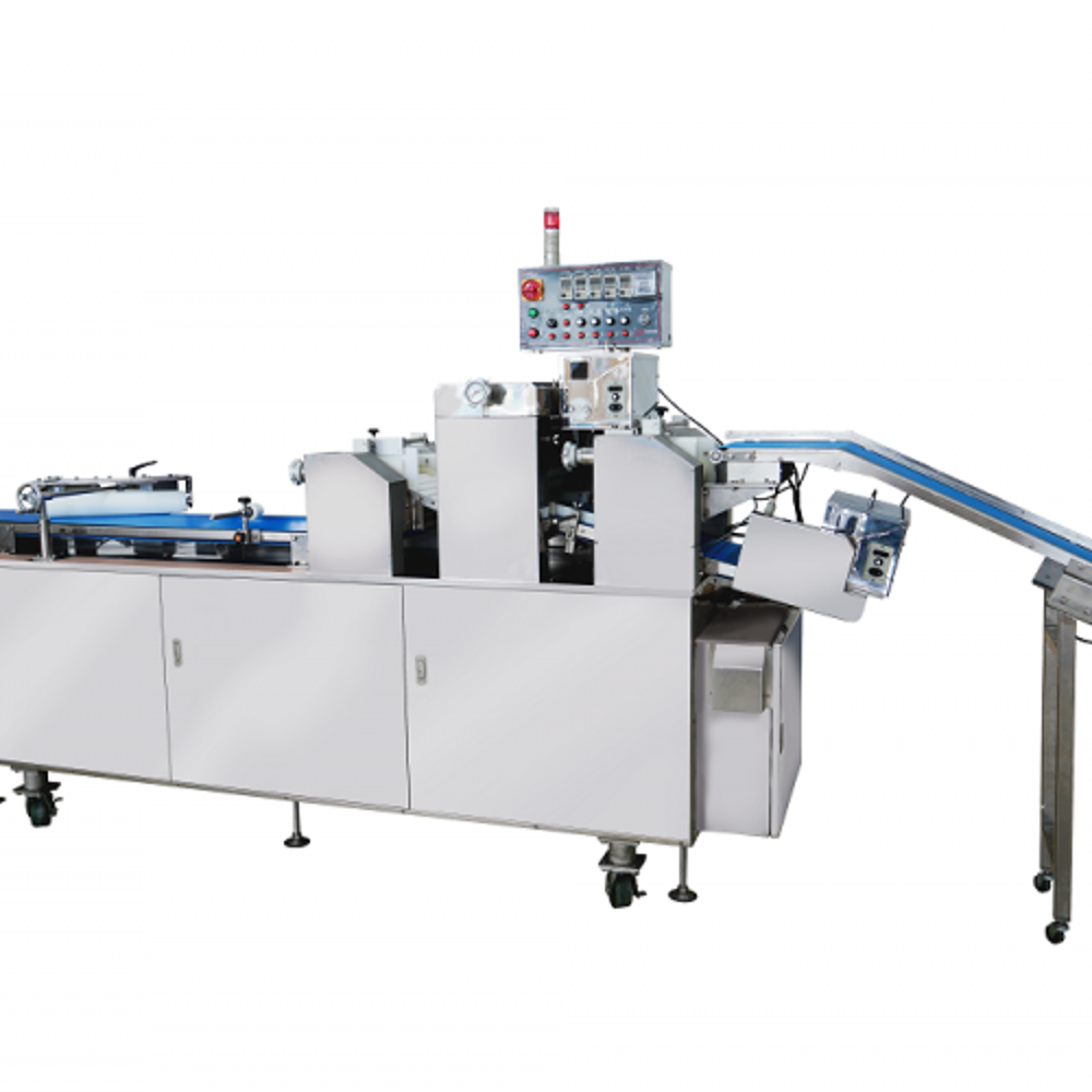 Máquina procesadora de pan relleno 