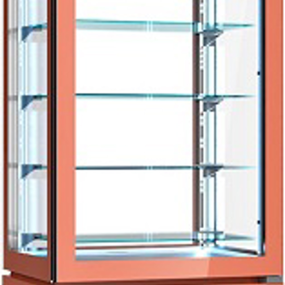 Stehende Vitrine