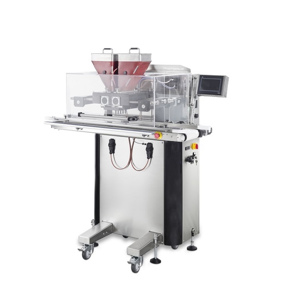 Machine à farcir les produits de chocolat