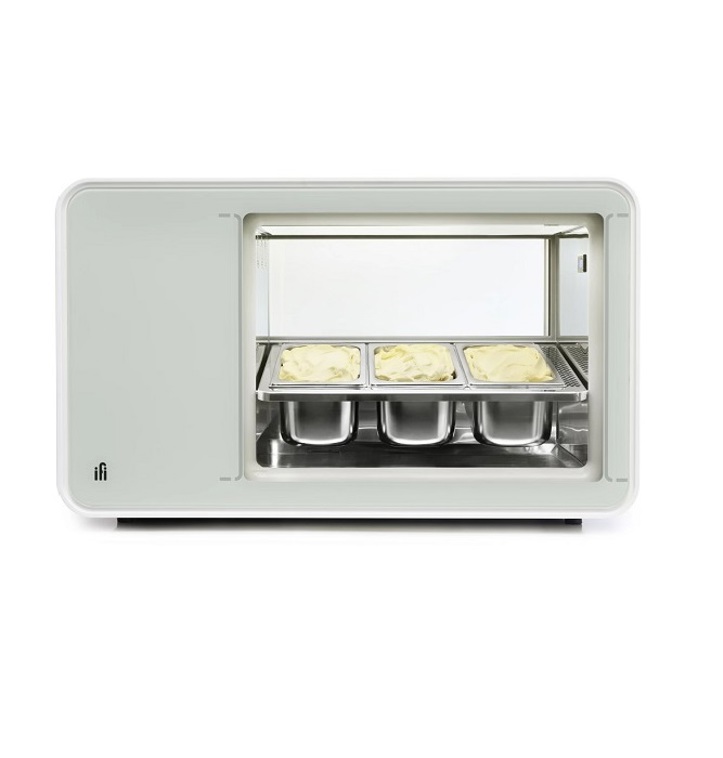 Vitrine à glaces sur table