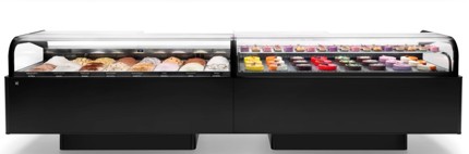 Versioni i plotë i vitrinës Gelato & Pastiçeri