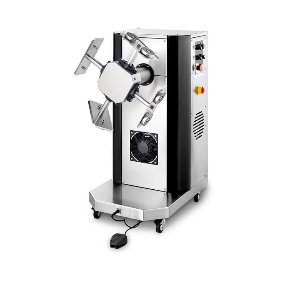 Dispositif rotatif automatique pour coquilles de chocolat