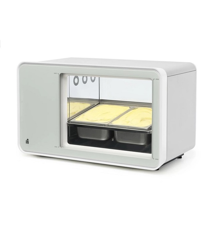 Vitrine à glaces sur table