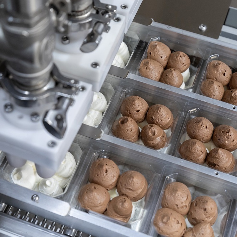 Dessert-Produktionslinie
