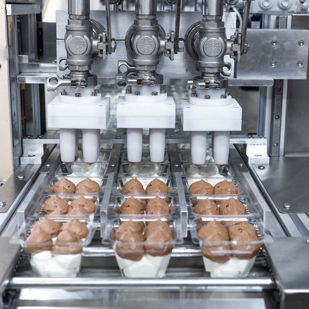 Dessert-Produktionslinie