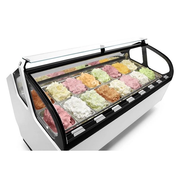 Eiscreme-Präsentation