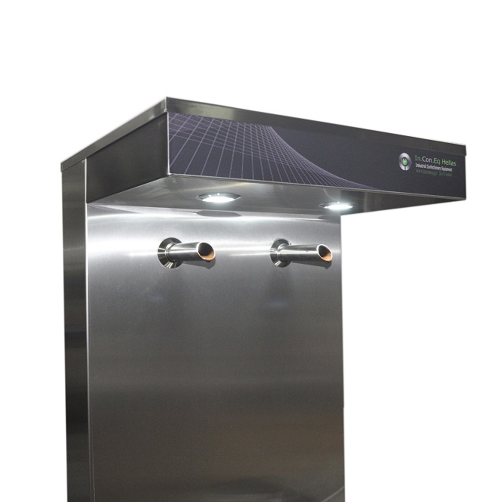 Grifo de doble chocolate vertical