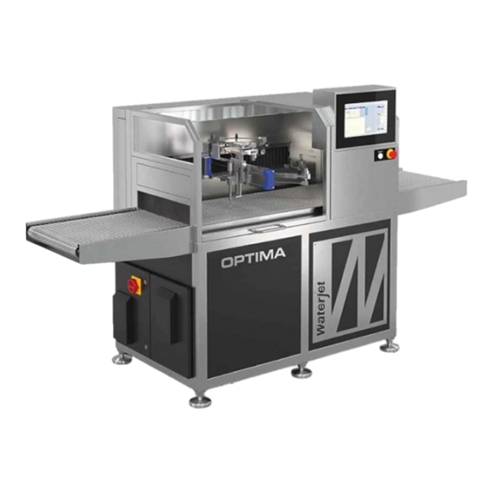 Cortador de confitería con sistema de corte de agua