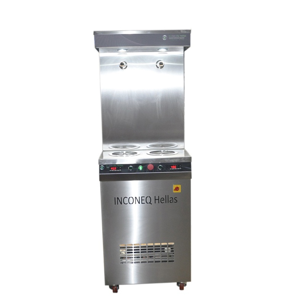 Grifo de doble chocolate vertical