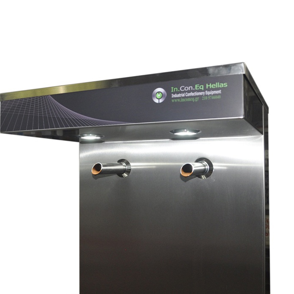 Grifo de doble chocolate vertical