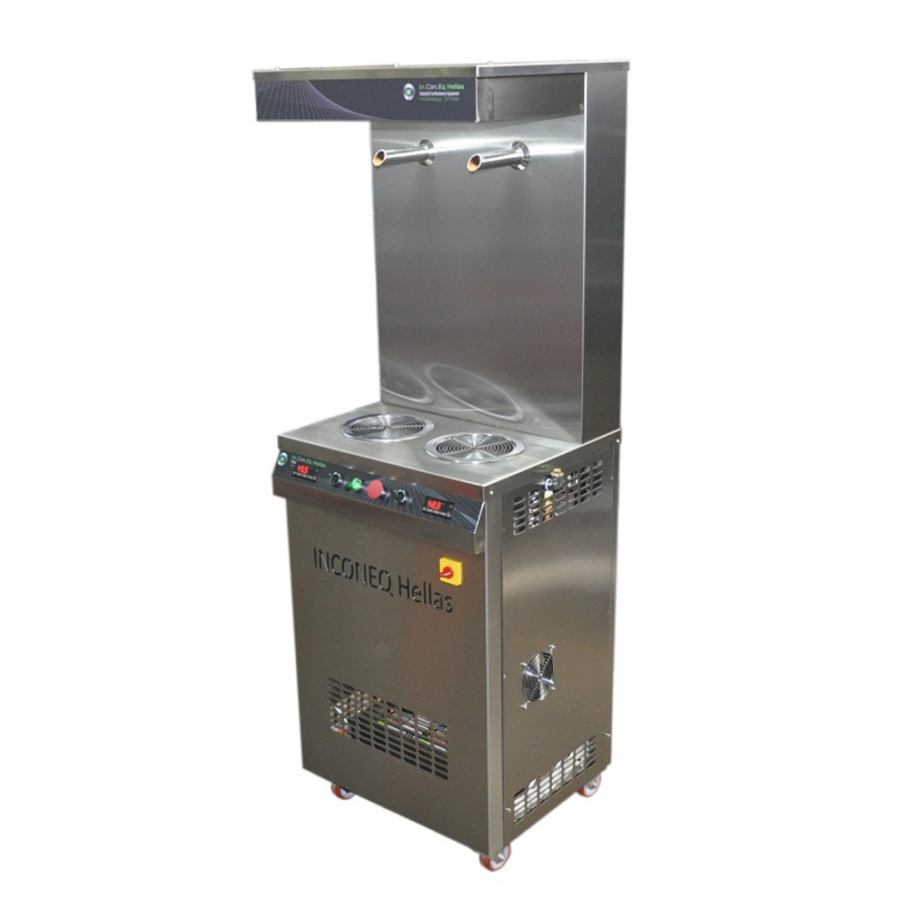 Grifo de doble chocolate vertical
