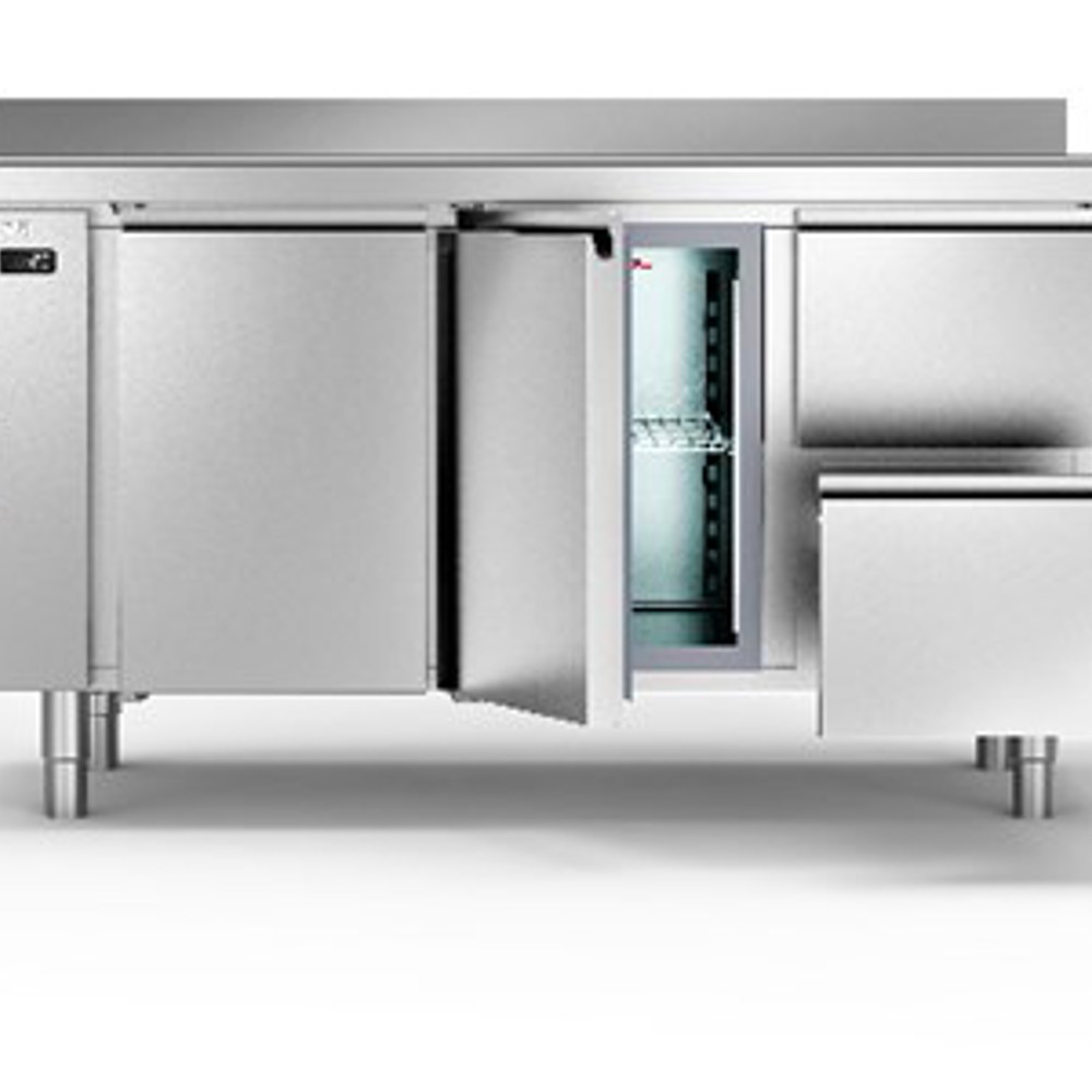 Kühlschrank-Arbeitsplatten für Außen-Gastronomiemotoren