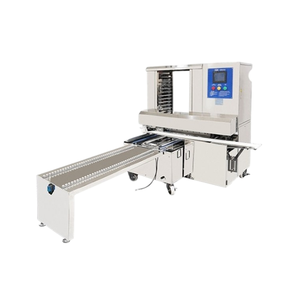 Makinë automatike për depozitimin e produkteve në llamarinë