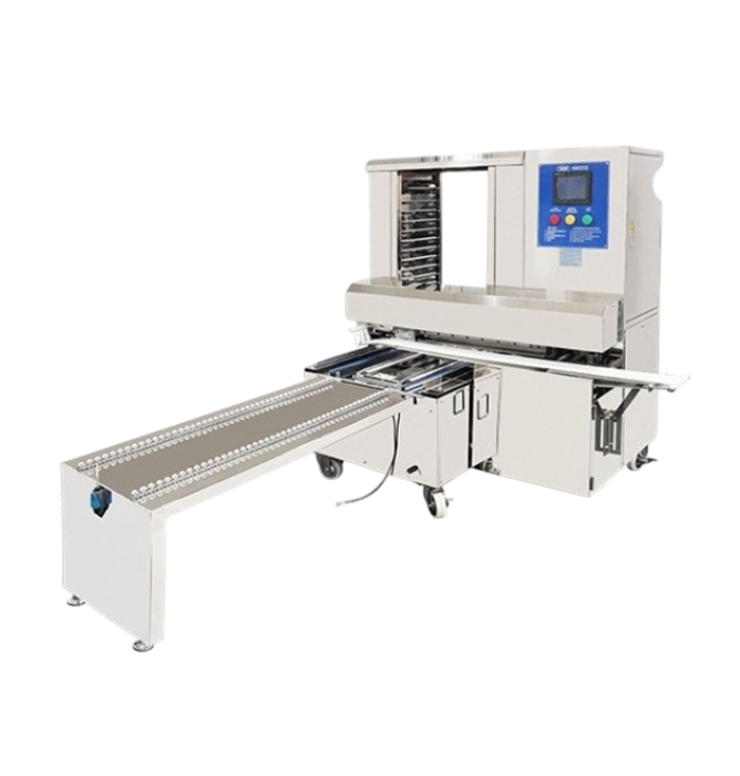 Makinë automatike për depozitimin e produkteve në llamarinë