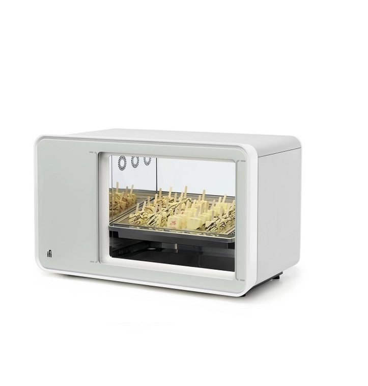 Vitrine à glaces sur table